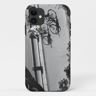 Man and Boy Cycling iPhone 11 Case