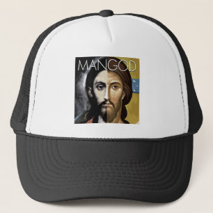MAN AND GOD TRUCKER HAT