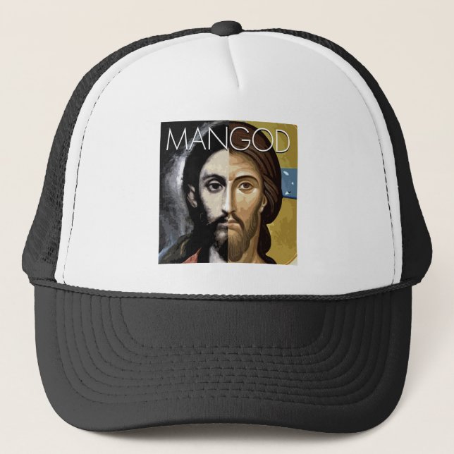 MAN AND GOD TRUCKER HAT (Front)