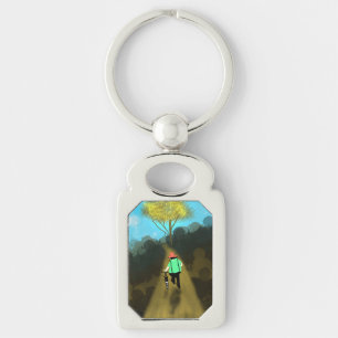 Man and His bike Key Ring