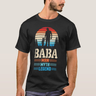 Man And Kid Walking Together Happy Day Baba Man My T-Shirt