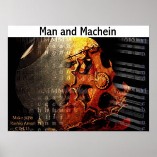 Man and Machien Poster