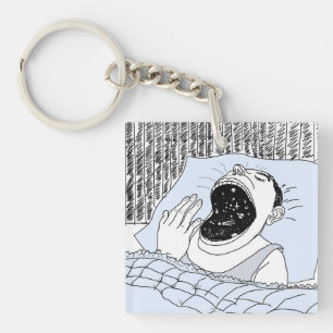 man and the cosmos key ring