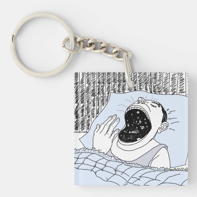 man and the cosmos key ring (Front)