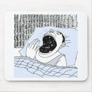 MAN AND THE COSMOS MOUSE MAT
