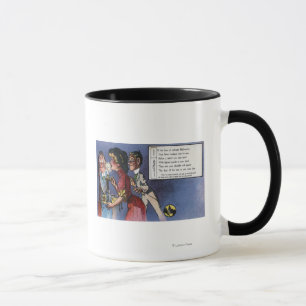 Man and Woman Couple in Candlelight Mug