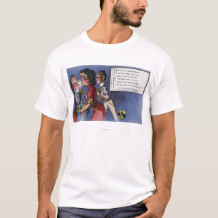 Man and Woman Couple in Candlelight T-Shirt