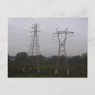 man and woman on mohawk river island postcard