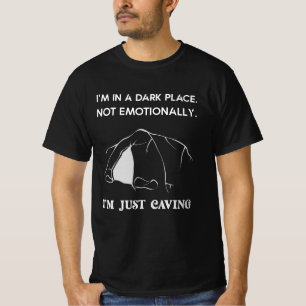 Man and women Caving Cavers Spelunkers gift idea T-Shirt