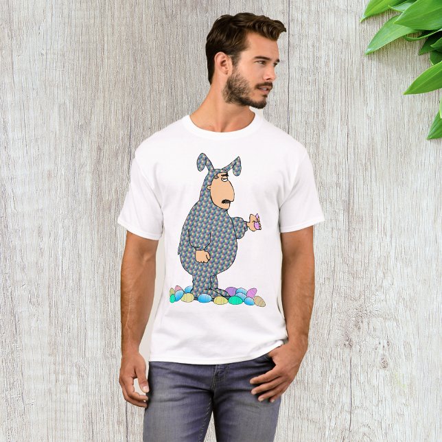 Man As Easter Bunny Mens T-Shirt (Creator Uploaded)