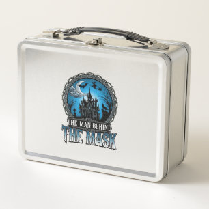 Man Behind Mask Halloween Haunted House Witch_1 Metal Lunch Box
