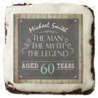 Man Birthday Man Myth Legend Napkins Rustic Adult