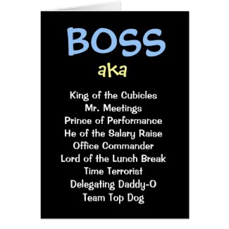 Funny Boss Nicknames For Him And Her