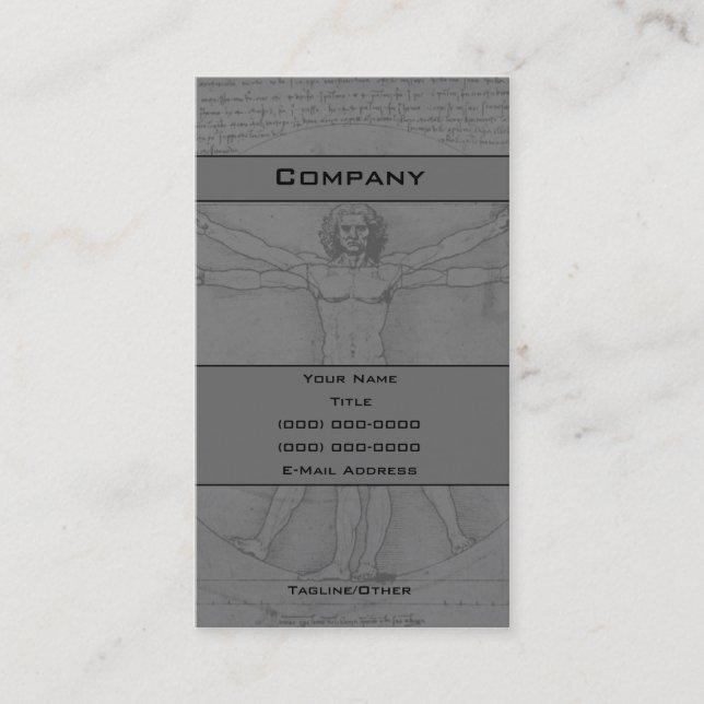 Man Business Card (Front)