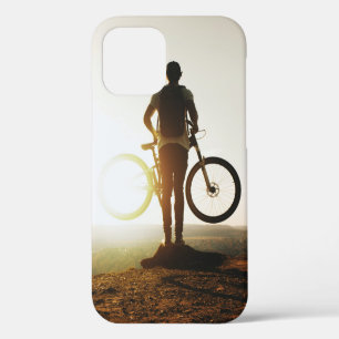 Man carrying bike iPhone 12 case