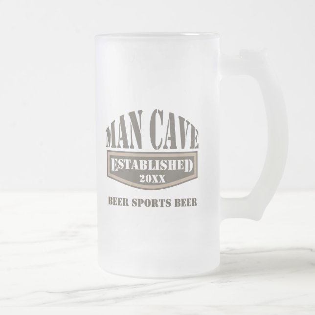 Man Cave Beer Mug (Right)