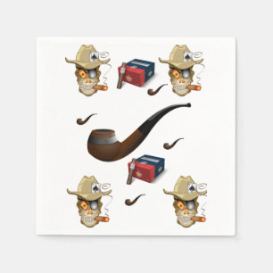 Man Cave Cigar Lighter Napkin