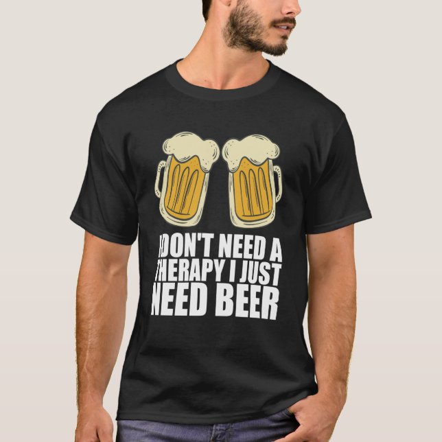 Man cave Craft beer Drunken T-Shirt (Front)