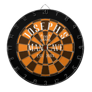 Man Cave Custom Name Dart Board