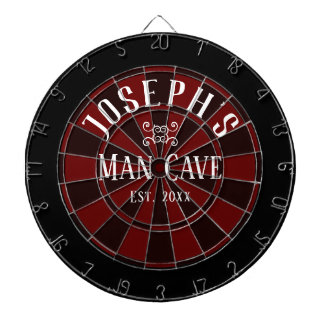Man Cave Custom Name Dartboard