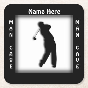 Man Cave CUSTOMIZE  Golf Coaster