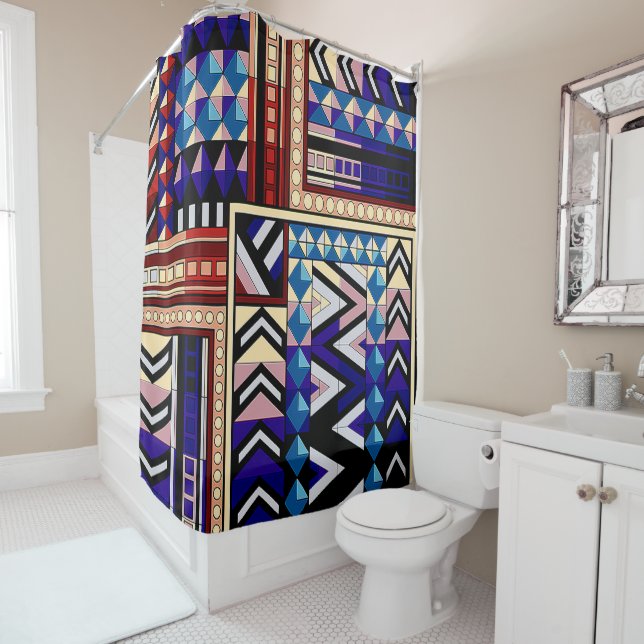 Man Cave Decor 1 Shower Curtain (In Situ)