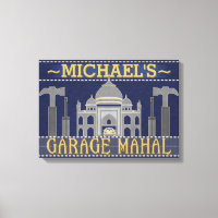 Man Cave Funny Garage Mahal Tools | Custom Name