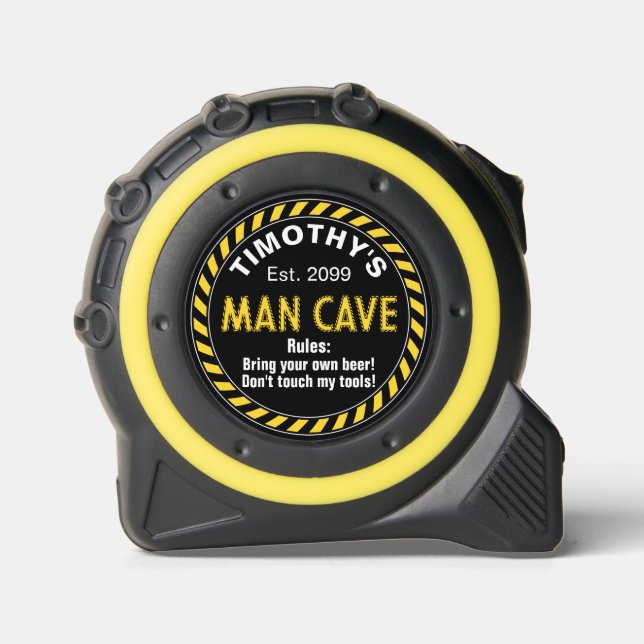 Man Cave Garage Tape Measure Rules 1 (Front)