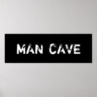 Man Cave Poster