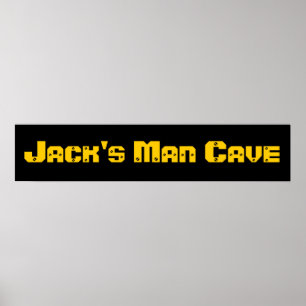 Man Cave Poster