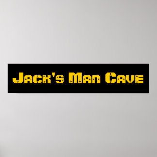 Man Cave Poster