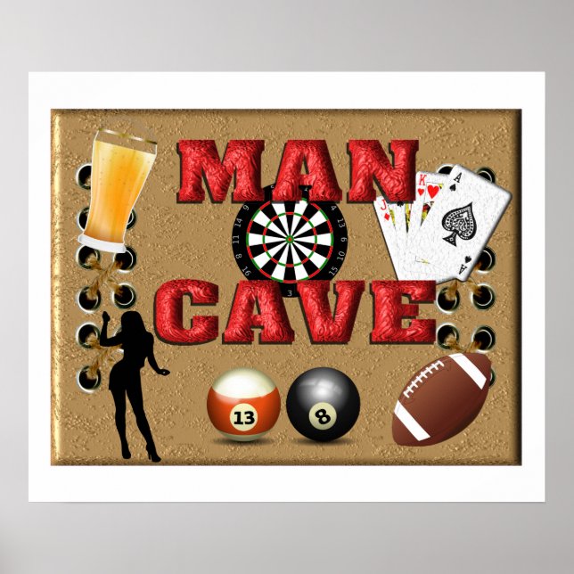MAN CAVE PRINT (Front)