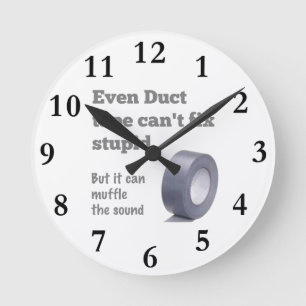 man cave round clock