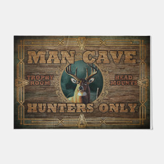 Man Cave Rug, Hunters Only  Doormat