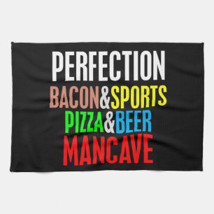 Man Cave Tea Towel