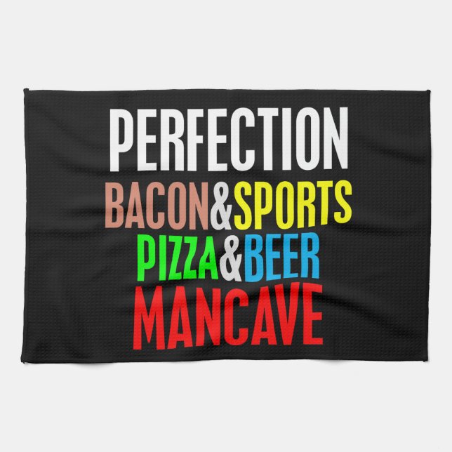 Man Cave Tea Towel (Horizontal)