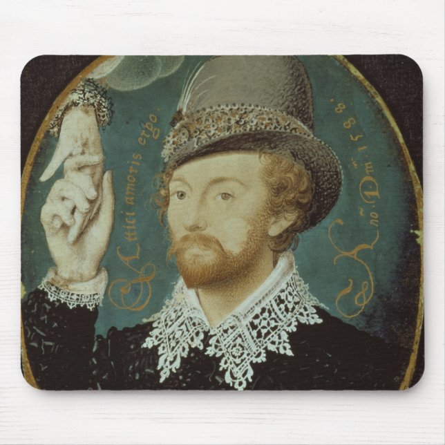 Man clasping hand from a cloud mouse mat (Front)