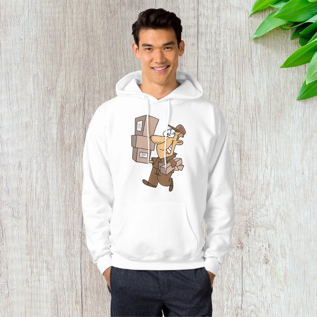 Man Delivering Parcels Hoodie (Creator Uploaded)