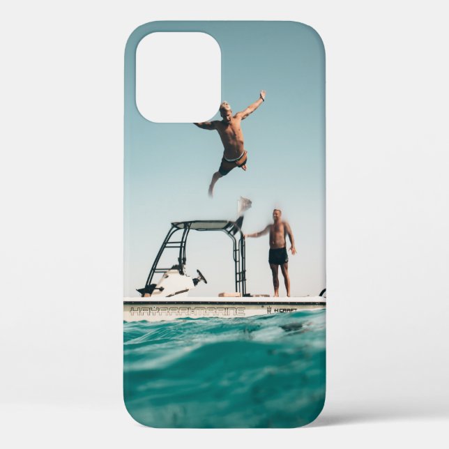 Man diving on pool Case-Mate iPhone case (Back)