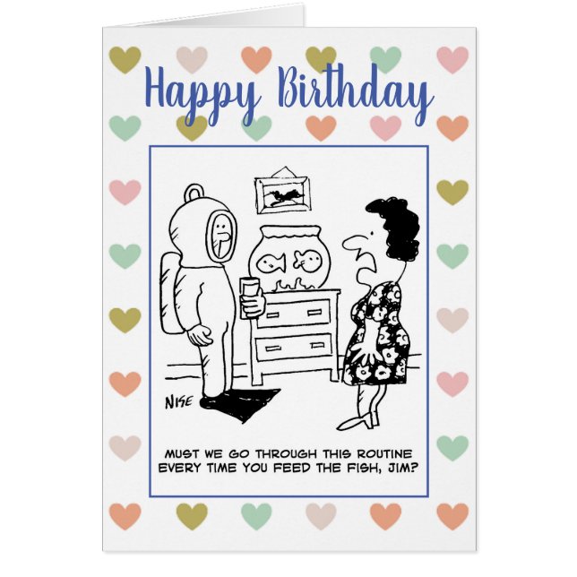 Man Dresses Up in Scuba Gear to Feed Fish (Front)