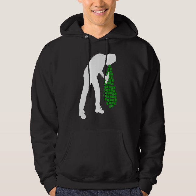 Man Drink Beer St Patricks Day   Beer     Hoodie (Front)