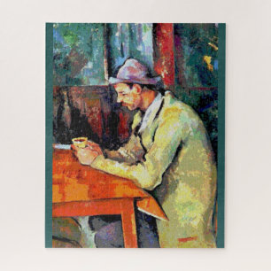 Man drinking coffee, jigsaw puzzle