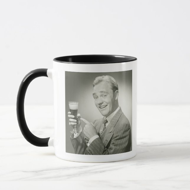 Man Drinking Mug (Left)