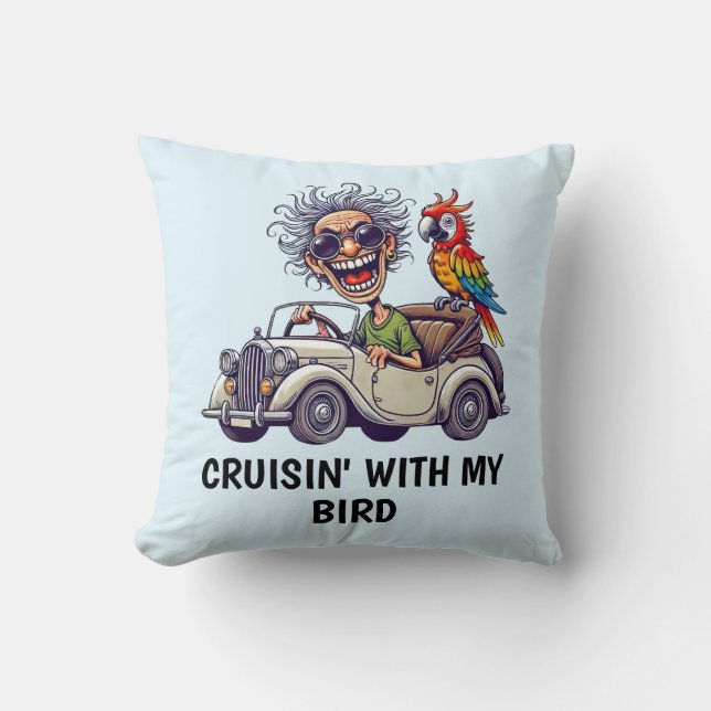 Man Driving  Cushion (Front)