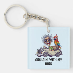 Man Driving Key Ring