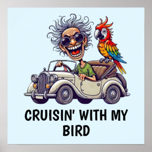 Man Driving Poster