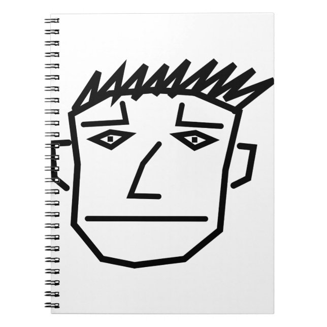 Man Face Notebook (Front)