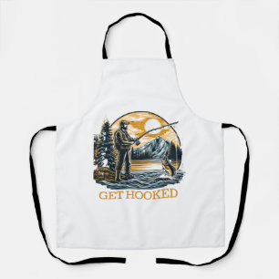Man Fishing Apron