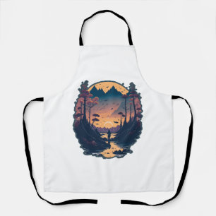 man fishing apron