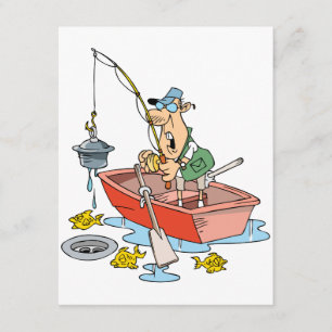 Man Fishing Invitations